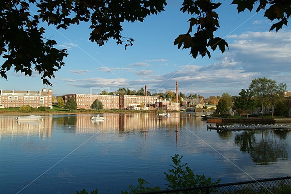 Mills Along River