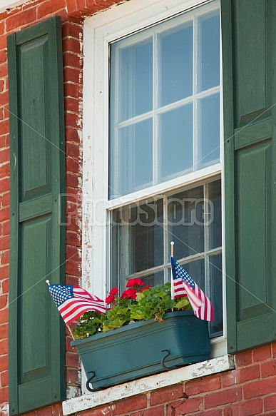 patriotic window