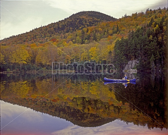 peaceful canoe