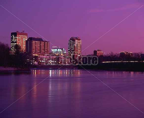 Manchester Skyline At Night