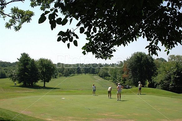 Golfing At Country Club