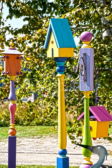 Whimsical Birdhouses