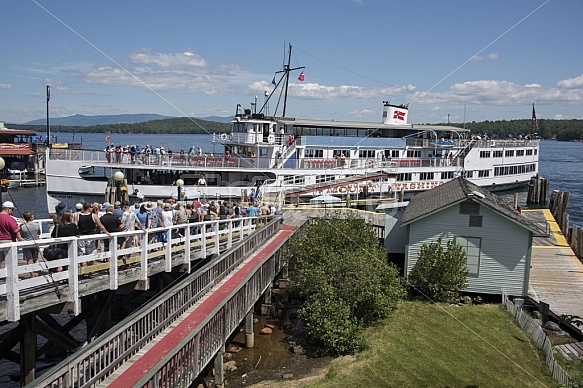 Boarding the boat