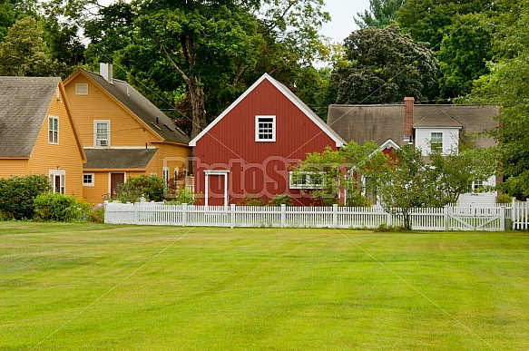 colorful cottages