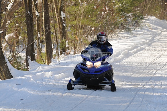 Snowmobiling