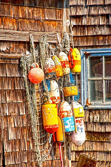 lobster buoys