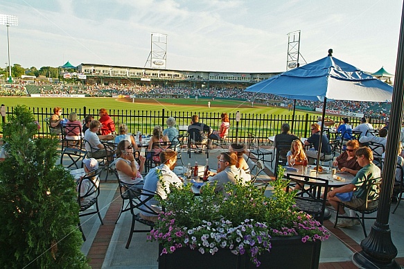 Outdoor Dining Near Ballpark