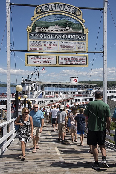 Boarding the boat