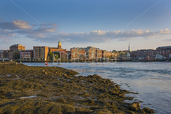 dusk in Portsmouth