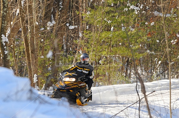 Snowmobiling