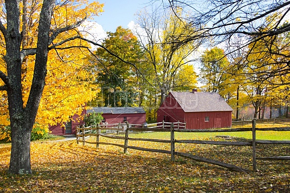 autumn farmhouse