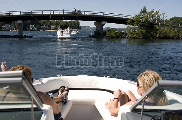 Boating On Lake