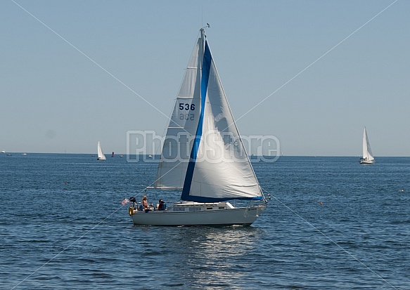 Sailboats On Ocean