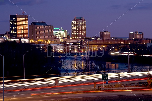 Manchester Skyline At Night