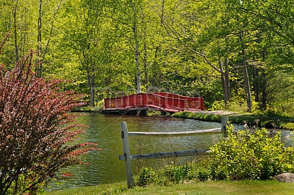 Red Footbridge