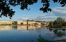 Mills Along River