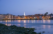 dusk in Portsmouth
