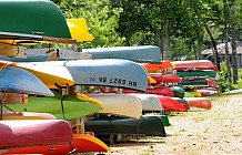 Colorful Canoes