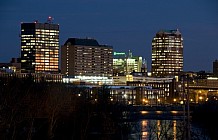 Manchester Skyline At Night