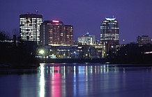 Manchester Skyline At Night