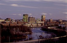 Manchester Skyline At Night