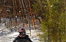 Snowmobiling