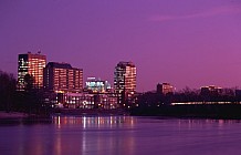 Manchester Skyline At Night