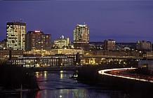 Manchester Skyline At Night