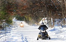 Snowmobiling