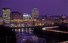 Manchester Skyline At Night