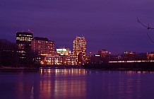 Manchester Skyline At Night