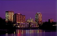 Manchester Skyline At Night