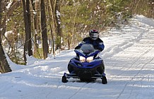 Snowmobiling