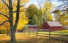 autumn farmhouse