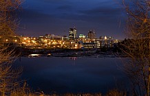 Manchester Skyline At Night