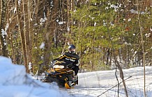 Snowmobiling