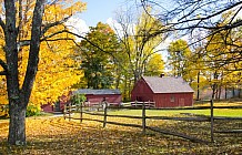 autumn farmhouse