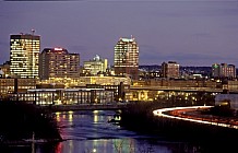 Manchester Skyline At Night