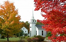 Church In Autumn