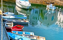 dockside rowboats