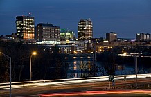 Manchester Skyline At Night