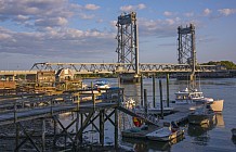 dusk in Portsmouth