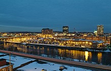 Manchester Dusk Skyline