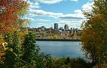 Merrimack River With Manchester,NH